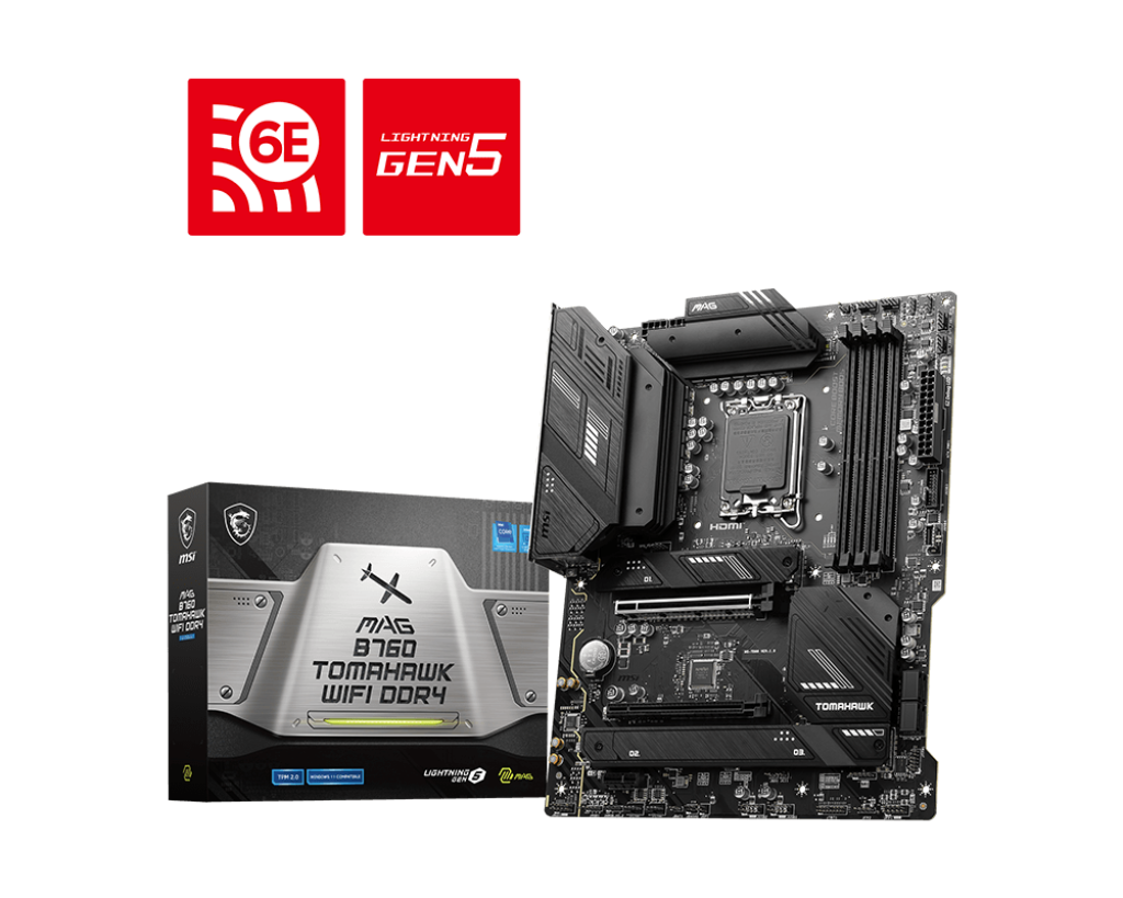 MSI Motherboard B760 TOMAHAWK WIFI DDR4 MSI Motherboard B760 TOMAHAWK WIFI DDR4